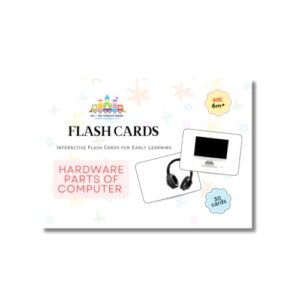 The Toddler House Hardware Parts of Computer Flash Cards | Right Brain Learning | Real Images | 30 Cards | STEM for Kids | Montessori Early Learning | A6 Size | Age 1+ | Vocabulary Builder
