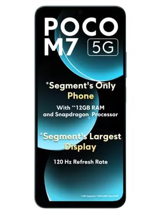 POCO M7 5G, Ocean Blue (6GB, 128GB)