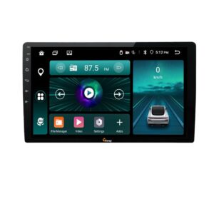 Trony 9-inch Android Car Stereo | 1280x800 IPS HD Touchscreen | 4GB RAM & 32GB Storage | Android 14 | Wireless Mirroring | WiFi | GPS | Bluetooth | Steering Wheel Control