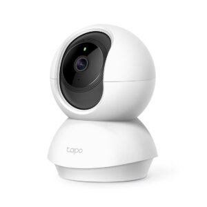 Tapo C210 360° 3MP Full HD 2304 X 1296P Video Pan/Tilt Smart Wi-Fi Security Camera | Alexa Enabled | 2-Way Audio| Night Vision| Motion Detection | Indoor CCTV White