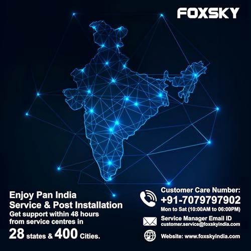 Foxsky 80 cm (32 inches) HD Ready Smart LED TV 32FSELS-PRO (Black)