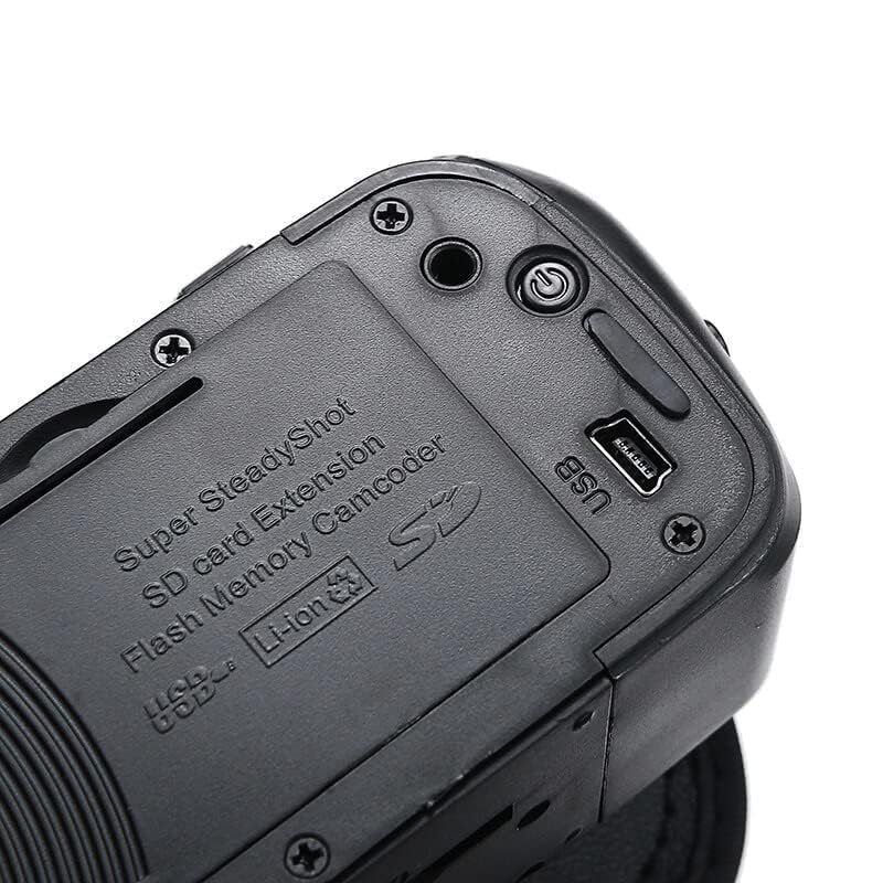 Full HD 1080P 16x Digital Video Camera Zoom Selfie Anti-Shake Video Record Shoot Camera 16 Megapixel 270 Degree Rotation Screen Camcorder for Vlogging, Red