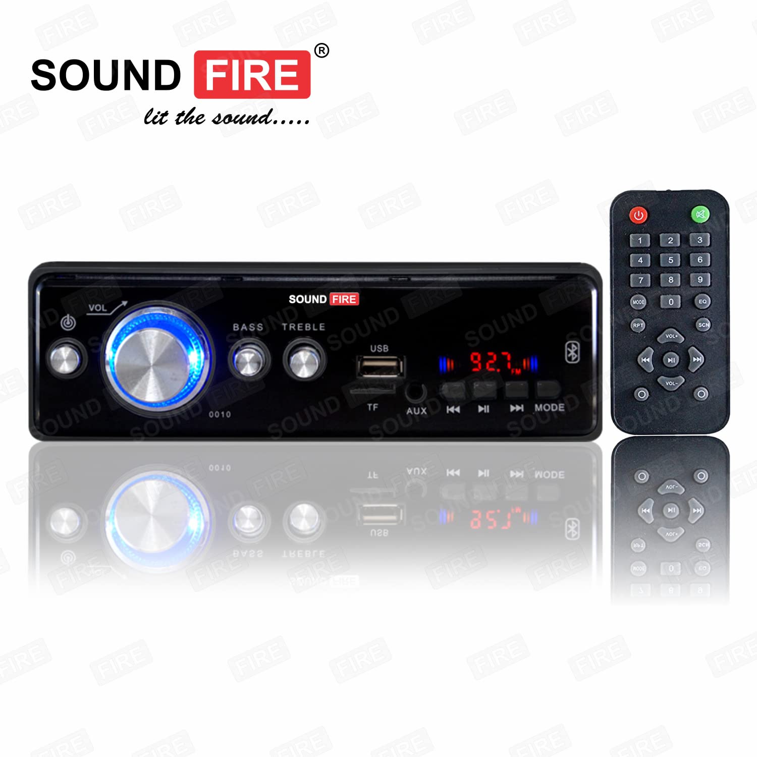SOUND FIRE SF-0010 (Black) Bluetooth/USB/SD/AUX/FM/MP3 Car Stereo