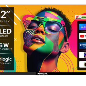 Kodak QLED SE 80 cm (32 inch) QLED HD Ready Smart Linux TV 2025 Edition (32QSE5080)