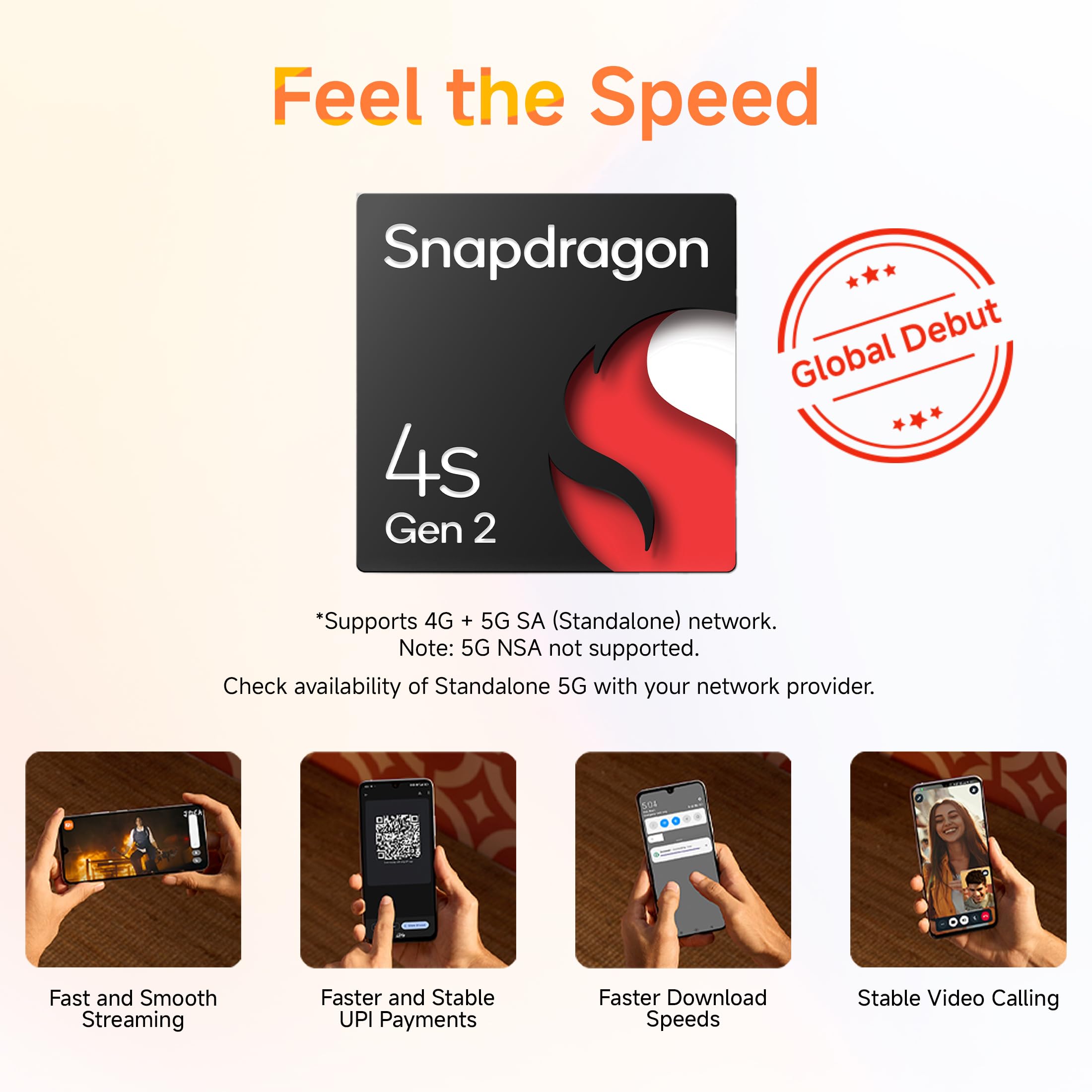 Redmi A4 5G (Starry Black, 4GB RAM, 128GB Storage) | Segment Largest 6.88in 120Hz | 50MP Dual Camera | 18W Fast Charging | Charger in The Box