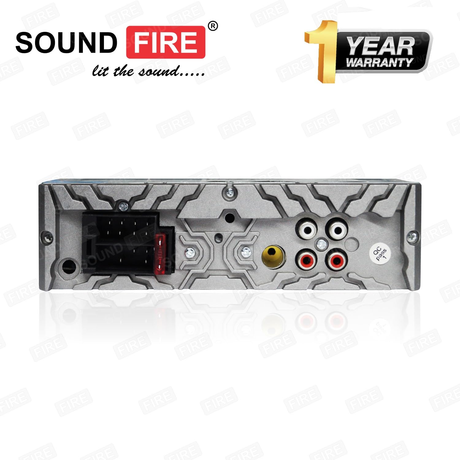 SOUND FIRE 007 Charge Pro+ Dual-USB/FM/SD/AUX/Bluetooth Wireless with Phone Caller Id Receiver Universal Car Stereo (Single Din)