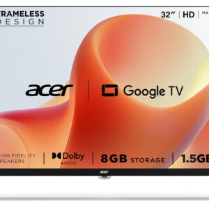 acer 80 cm (32 inches) G Plus Series HD Ready LED Smart Google TV AR32HDGGR2841AD