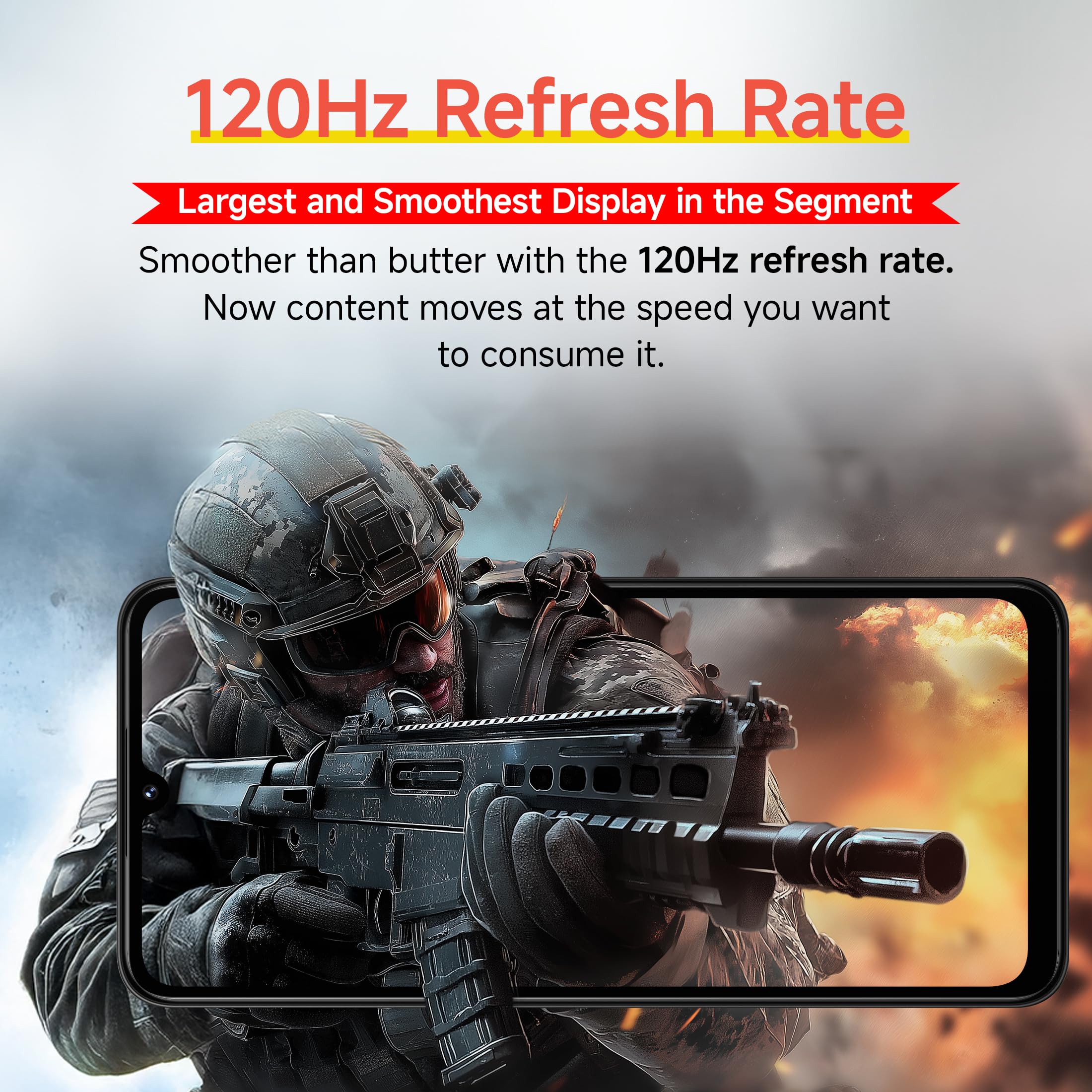 Redmi A4 5G (Starry Black, 4GB RAM, 128GB Storage) | Segment Largest 6.88in 120Hz | 50MP Dual Camera | 18W Fast Charging | Charger in The Box