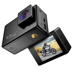 FitSpark Eagle i12 Real 4K WiFi Action Camera | 20MP Ultra HD Wide-Angle Lens | 1st-in-Class with Flashlight | EIS Stabilization | Wireless Remote | Full Accessories Kit Inside